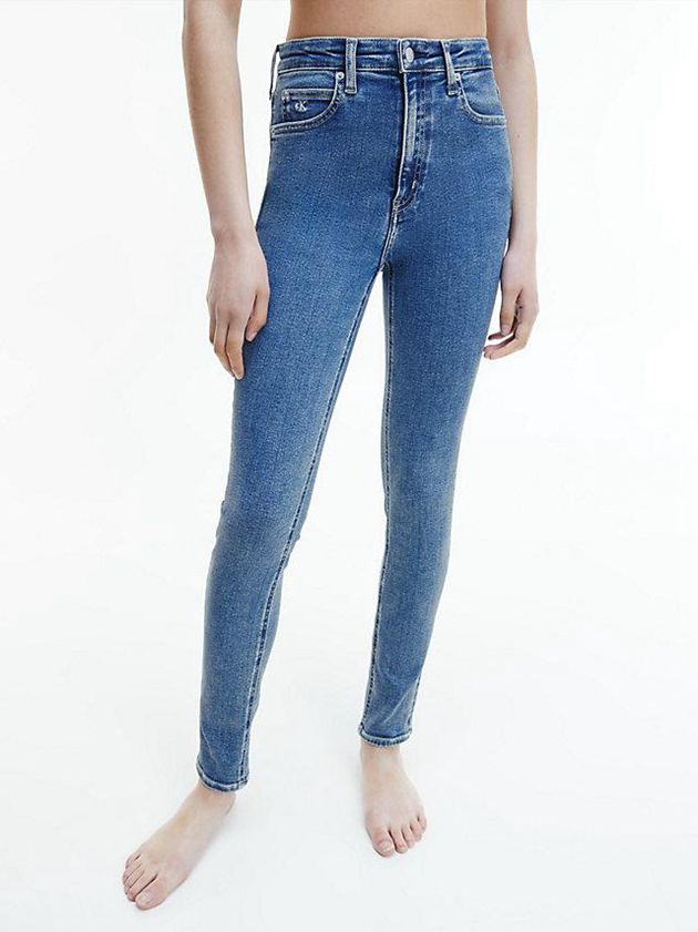 Calvin Klein USA High Rise Skinny Womens Jeans Blue 2785610-MD